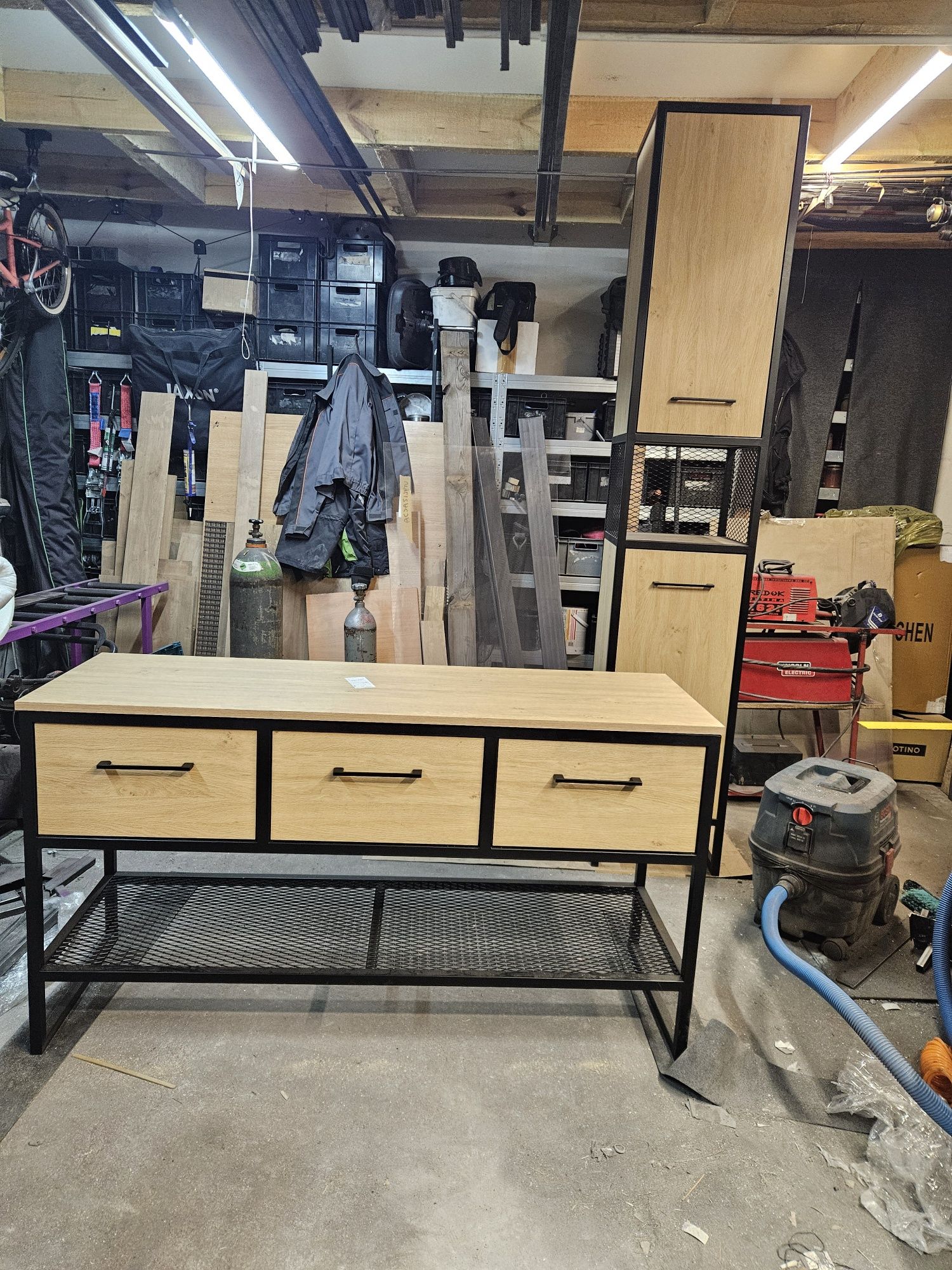 Konsola loft 80x80x20