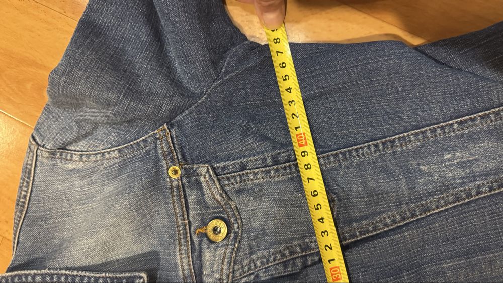 D&G джинсова курика утеплена