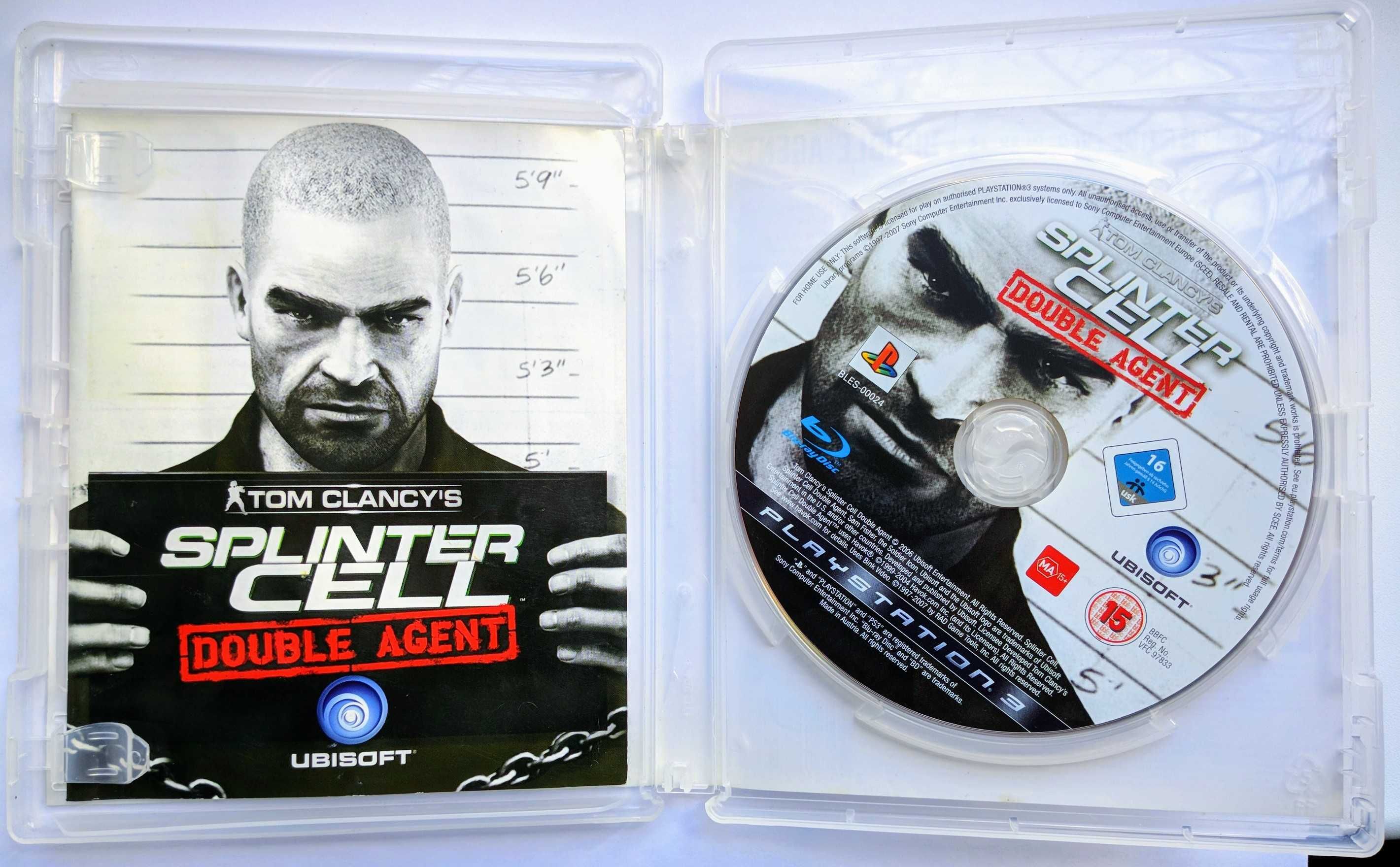 SPLINTER Cell Double Agent PS3 playstation диск