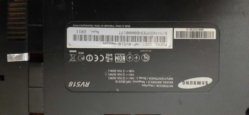 Продам ноутбук на зап. части.