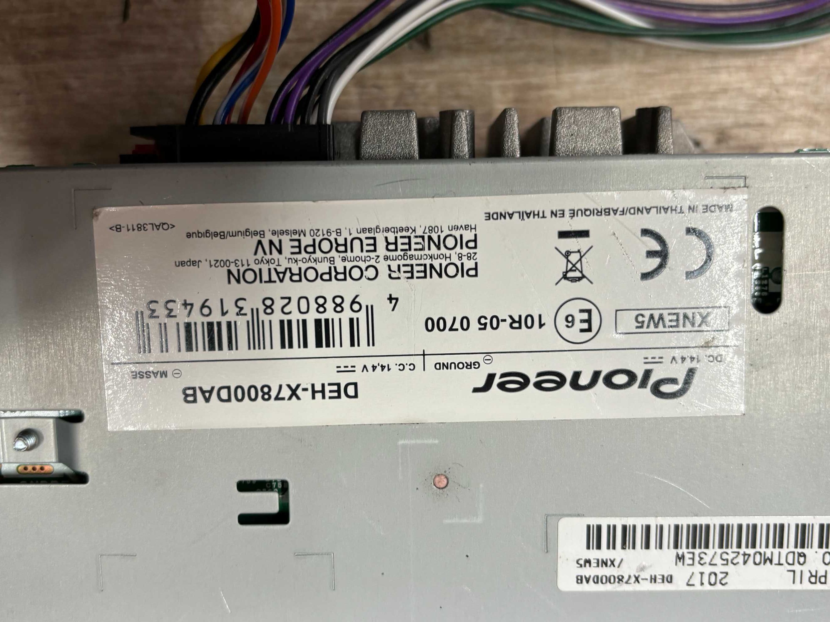 Radio Pioneer deh-x7800dab