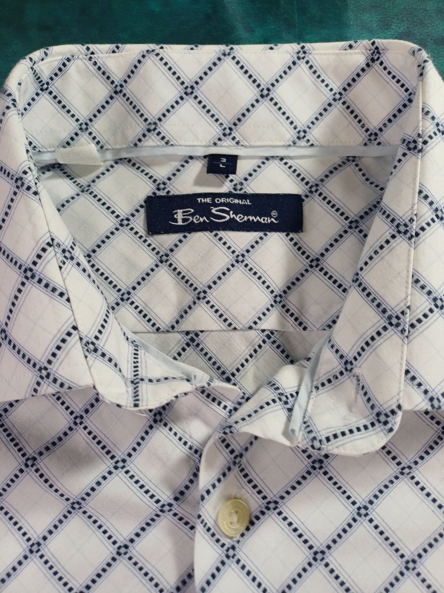 Koszula męska w kratkę Ben Sherman London rozmiar XL