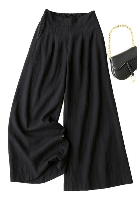 Spodnie z lnem XL nowe z metka gumka w pasie. Szeroka nogawka