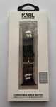 Pasek KARL LAGERFELD do Apple Watch 42/44/45/46/49 mm czarny