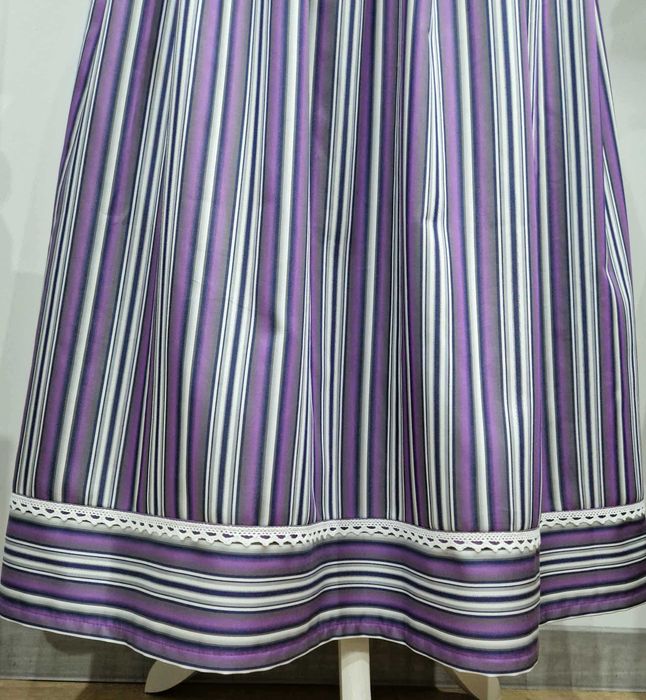 Spódnica pasiak fioletowy 3XL