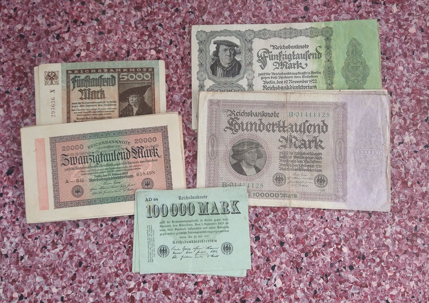 zestaw banknotów niemieckich  30 szt