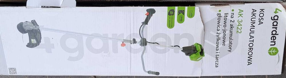 AK3422 Podkaszarka Wykaszarka Kosa + 2 akumulatory, ładowarka
