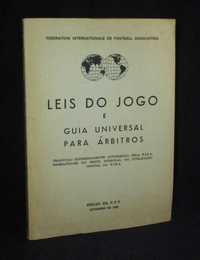 Livro Leis do Jogo e Guia Universal para Árbitros FPF 1985