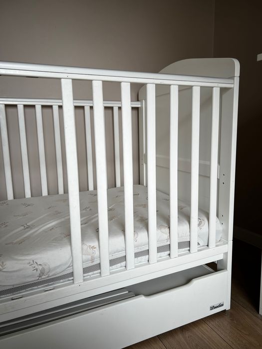 Łóżeczko niemowlęce/dziecięce Hampton Cot Woodies 140x70