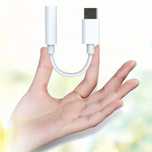Adapter Audio - USB-C, przejściówka mini jack 3.5 mm na USB-C