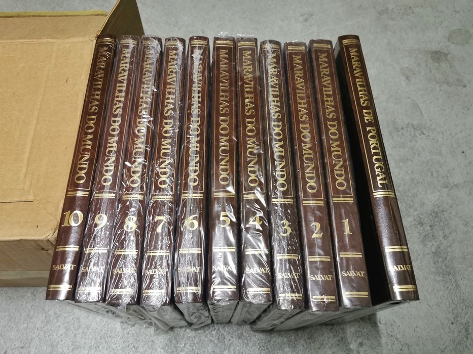 Maravilhas do mundo, 10 volumes + Maravilhas de Portugal