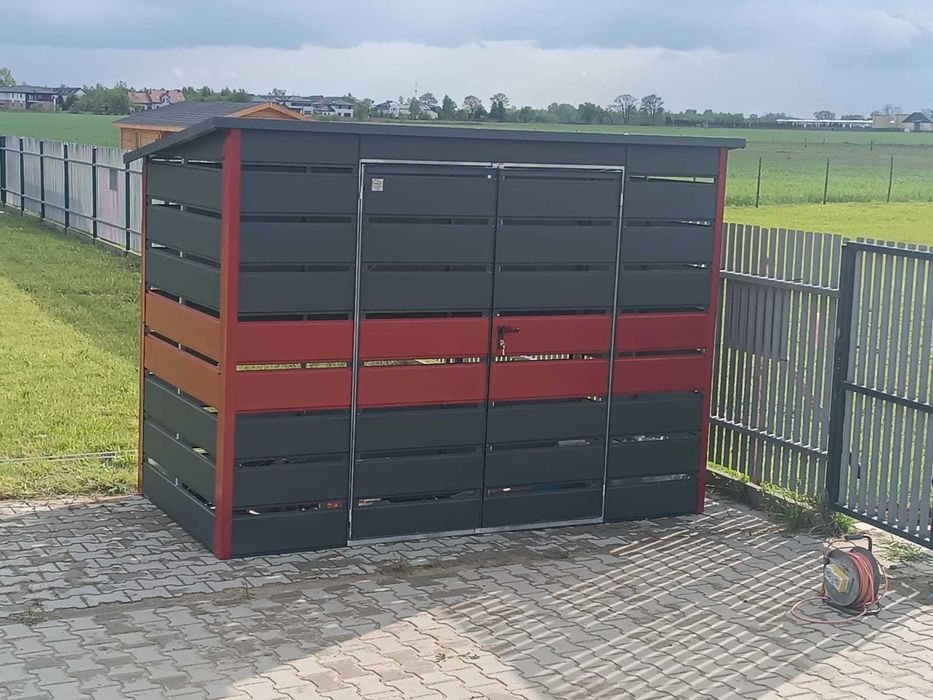 Wiata śmietnikowa panelowa NISKA CENA