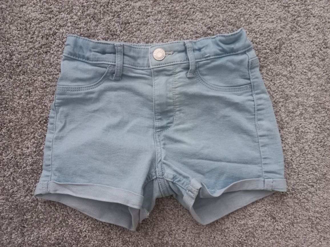 Krótkie spodenki jeansowe H&M 116