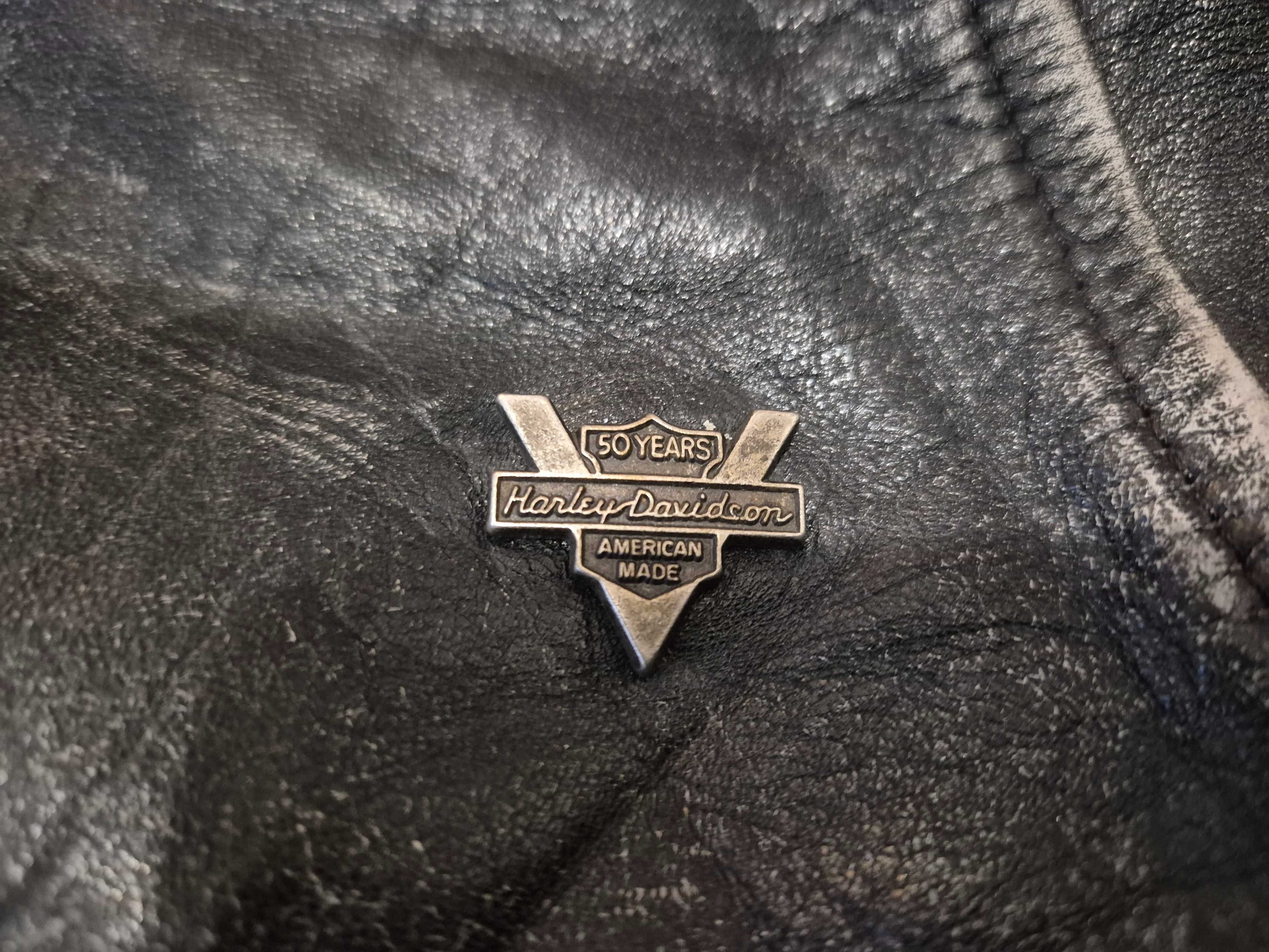 Casaco coçado Harley Davidson tamanho L