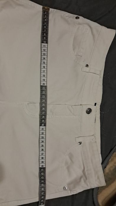 Брюки білого кольору стрейч-котон