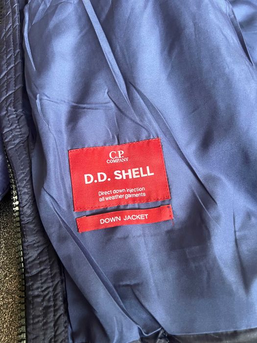 Пуховик CP Company DD Shell Puffer Grey Blue