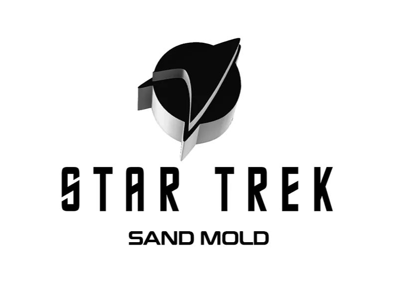 Molde Areia Star Trek "Starfleet"