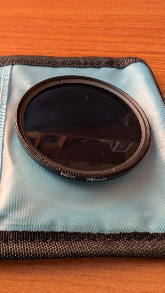 Kit de 3 Filtros ND para lentes DSLR de 58mm