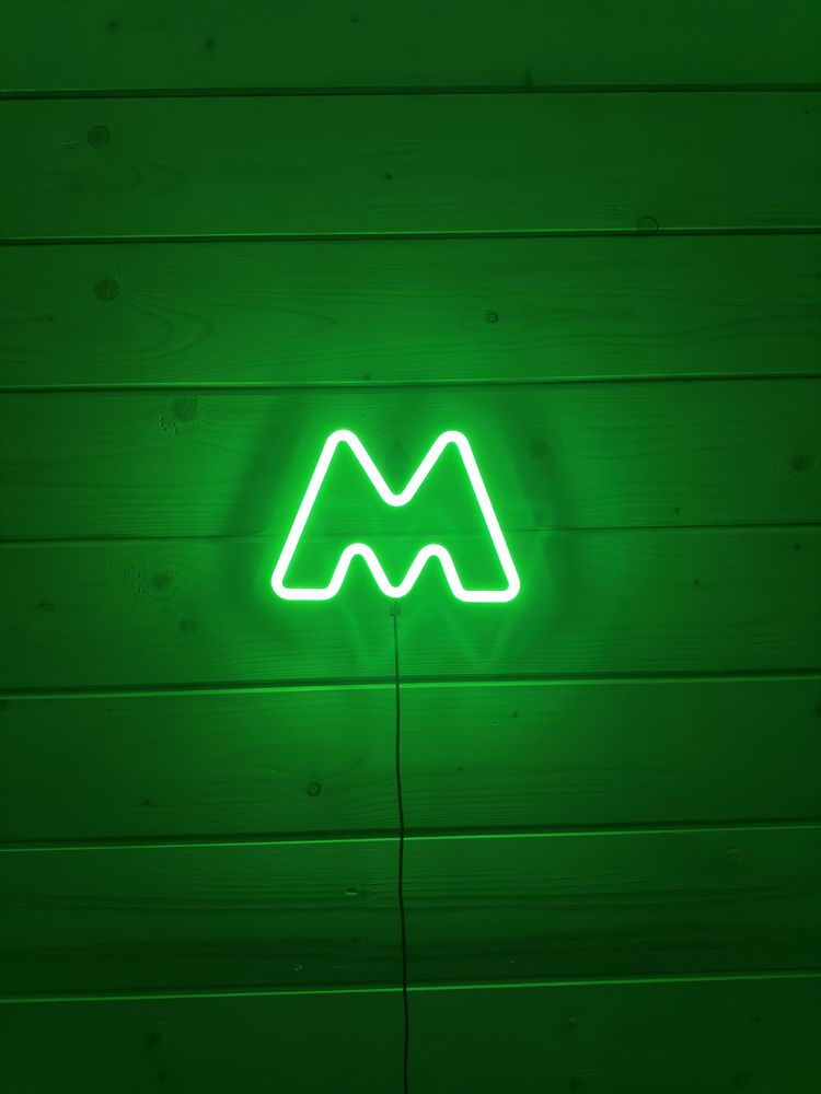 LED неон Каштан та Метро. USB світильник.