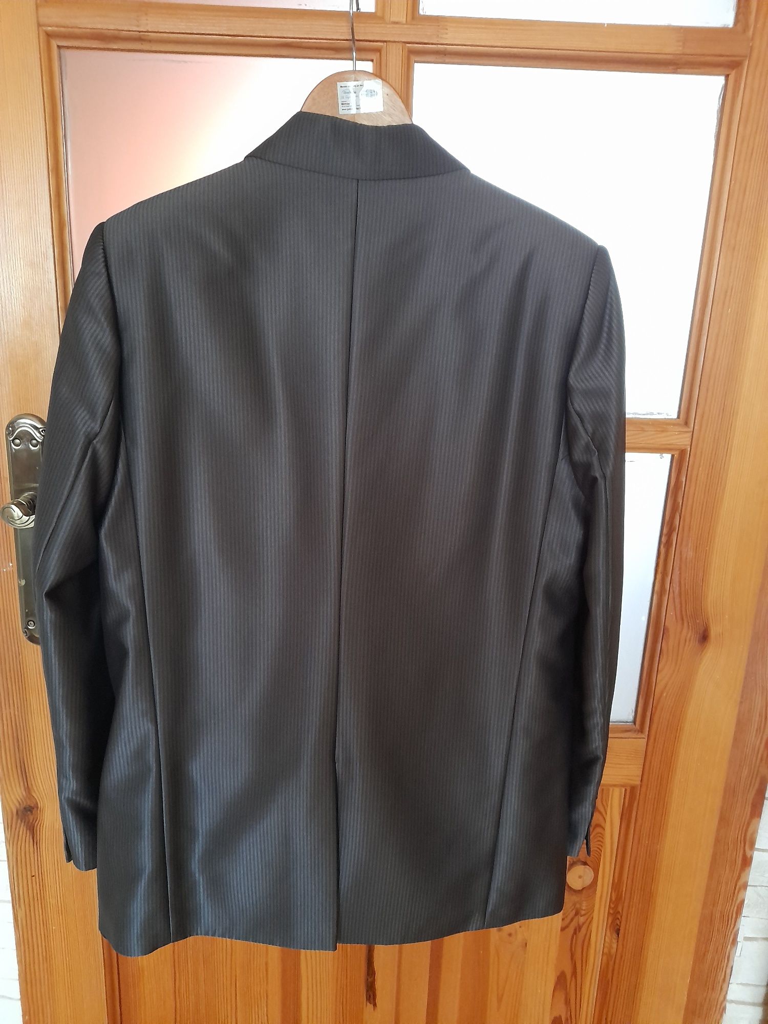 Nowy garnitur Jandar 176 L xl 3w1 marynarka kamizelka spodnie prążki