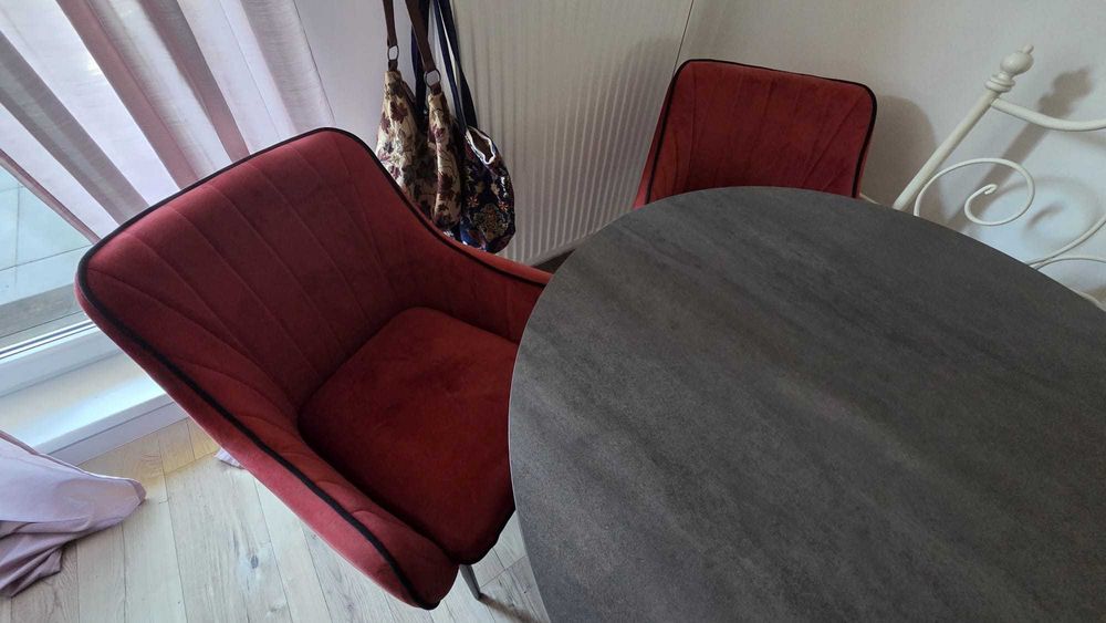 Zestaw Stół z 4 krzesłami Mariedamm Ikea 105cm