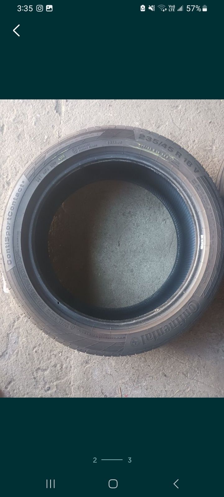 235/45 R18 Continental rok 19