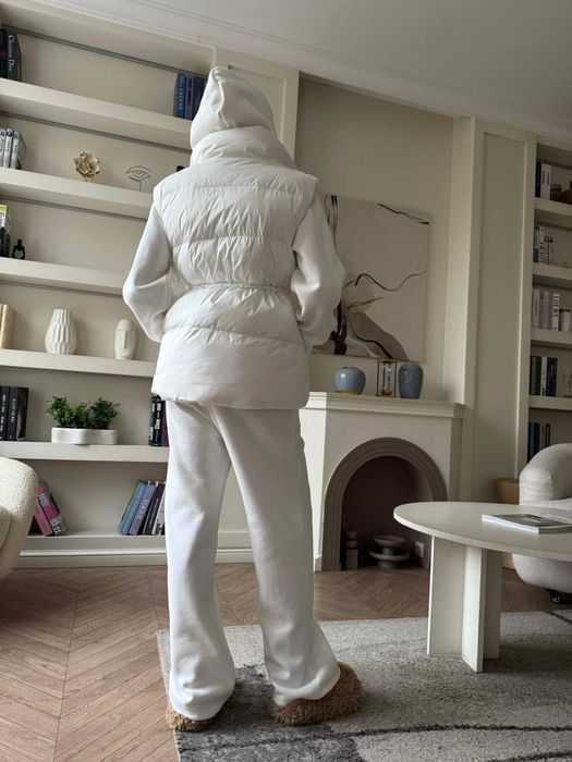 Костюм трійка жіночий в білому кольорі