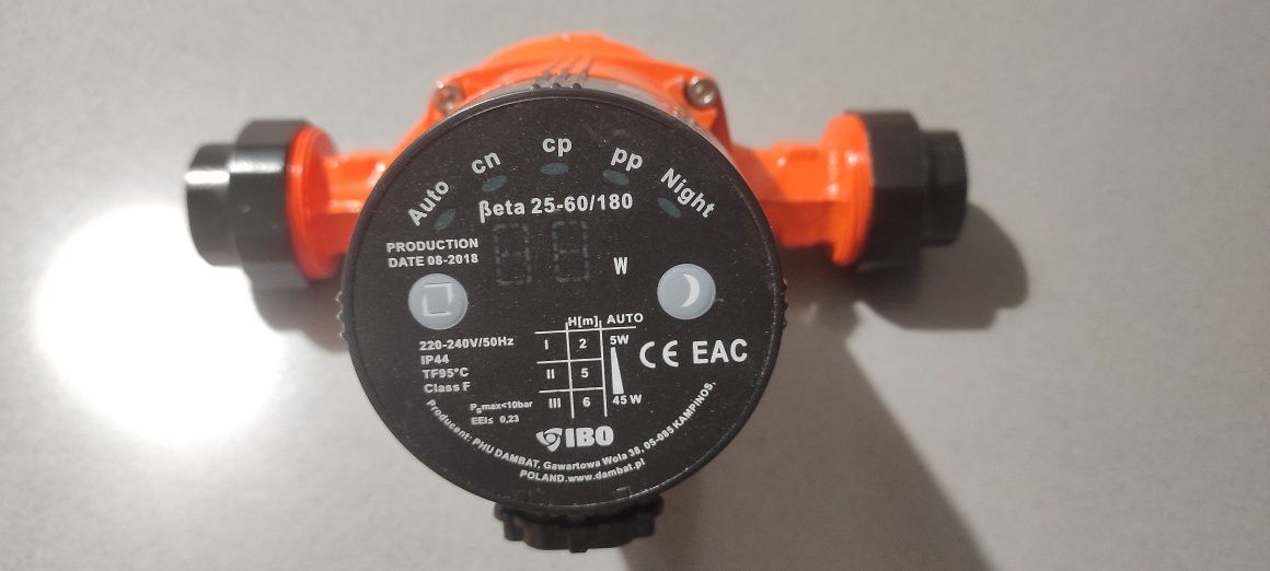 Elektroniczna pompa obiegowa. Beta 25/60/180