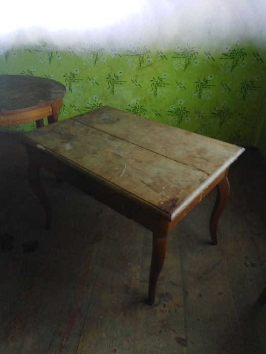 Stary Stół Dębowych Prostokątny