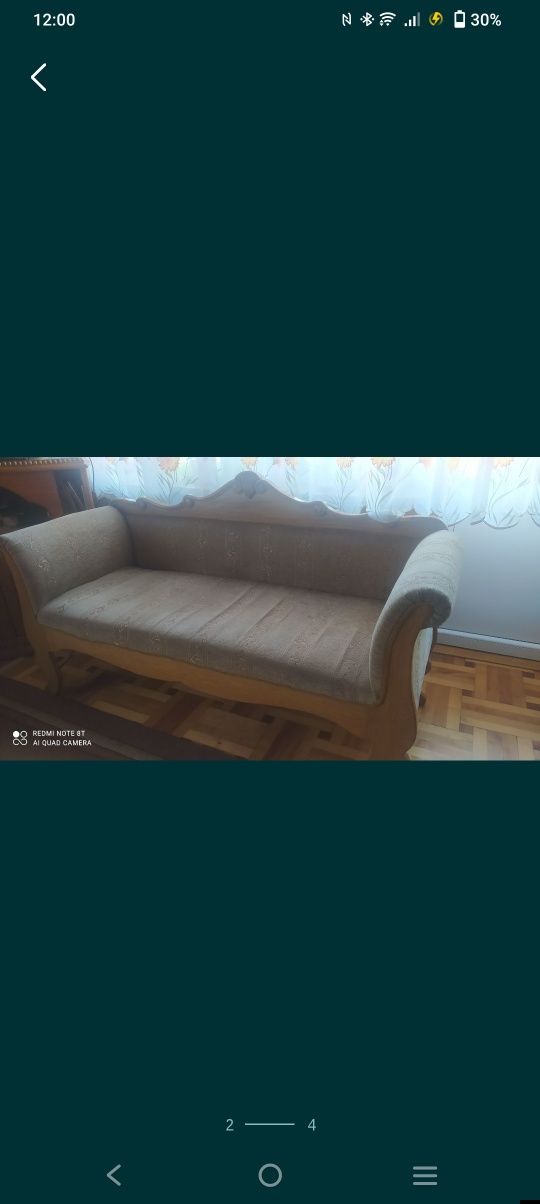 Sofa drewniana..