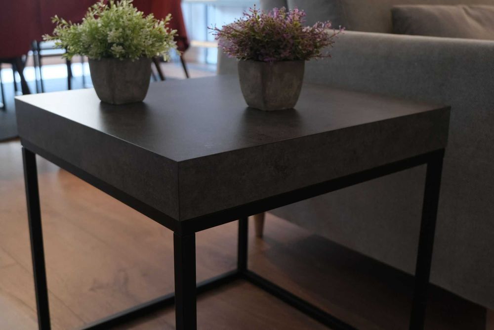 Mesa de apoio quadrada design ultra-moderno