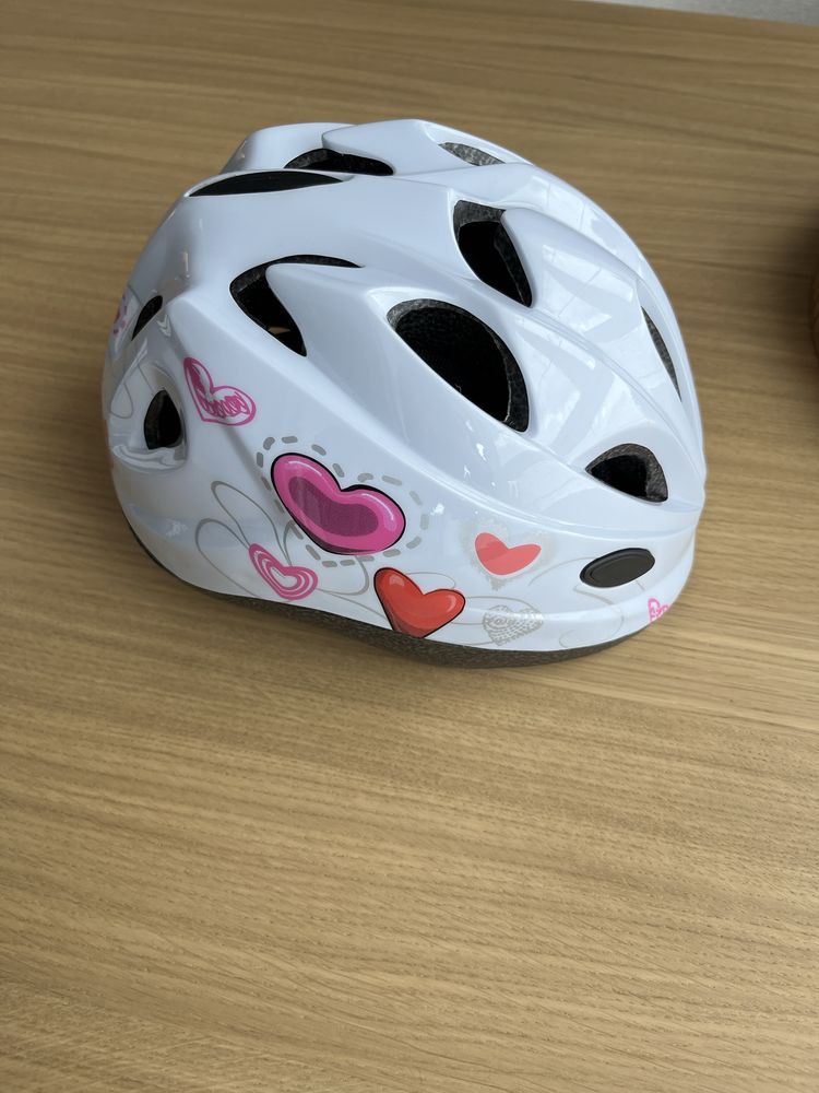 Kask rowerowy dziecięcy Meteor serca S 48-52 cm