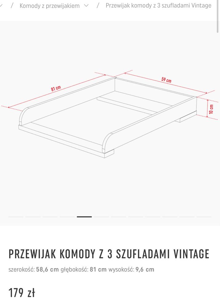 Meble dziecięce Vox Vintage i Mitra