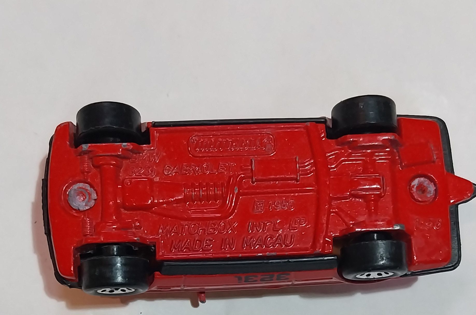 Miniatura da Matchbox Bmw série 3 cabrio