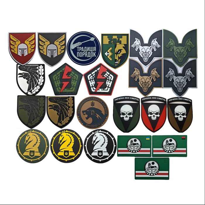 патчі 3D резинові 5 ОШБр, 47 ОМБр, 93 ОМБр, 46 ОАеМБр, 204 ТрО з гуми