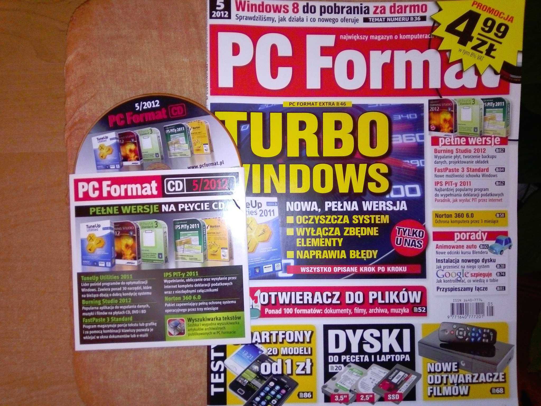 PC Format 5 2012 maj (141) Gazeta + płyta CD Czasopismo