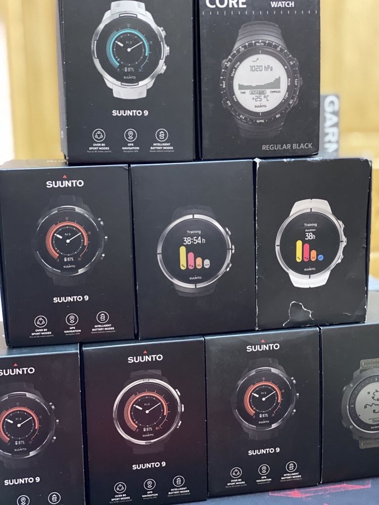 Часы Suunto 3 / 5 / 9 G1 Black / 9 G1 Baro White / Spartan. Новые!