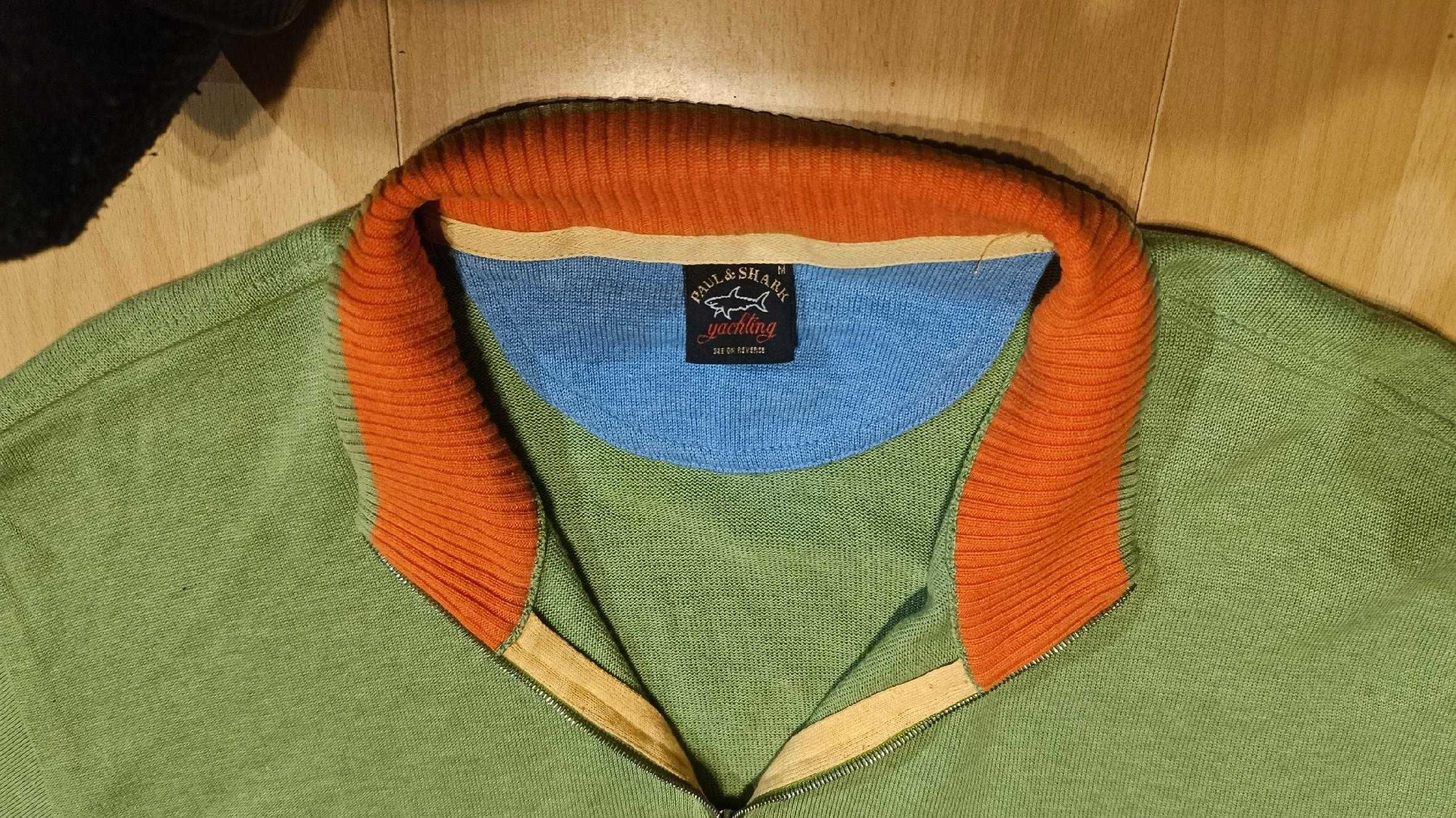 Męski sweter PAUL&SHARK r.M oryginał stan bardzo dobry
