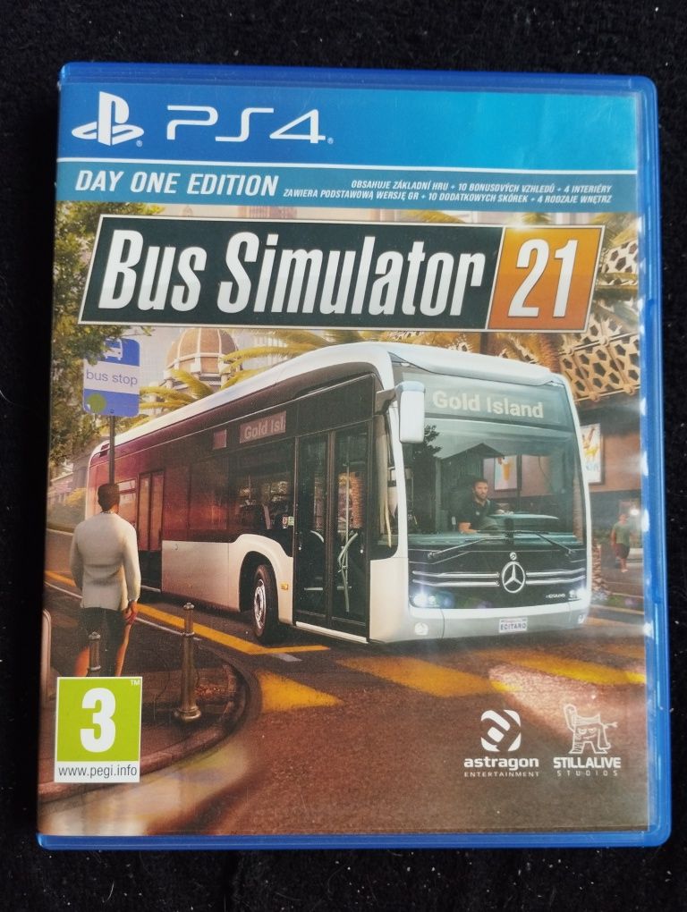 BUS SIMULATOR 21, PS4, wersja PL, płyta w bardzo dobrym stanie