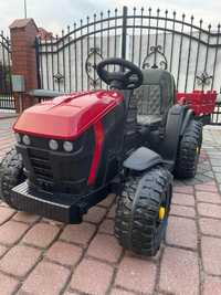 NOWY DUŻY Traktor na akumulator z Przyczepką Pilot ciągnik elektryczny