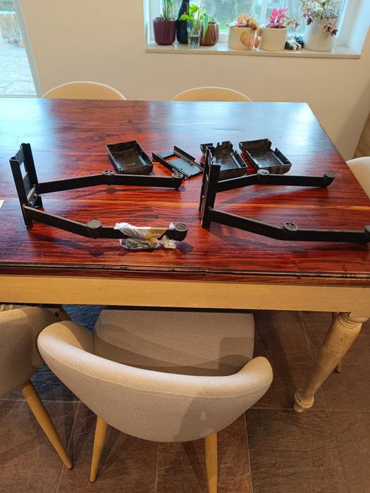 Suporte de parede para amplificador e leitor de cd/dvd