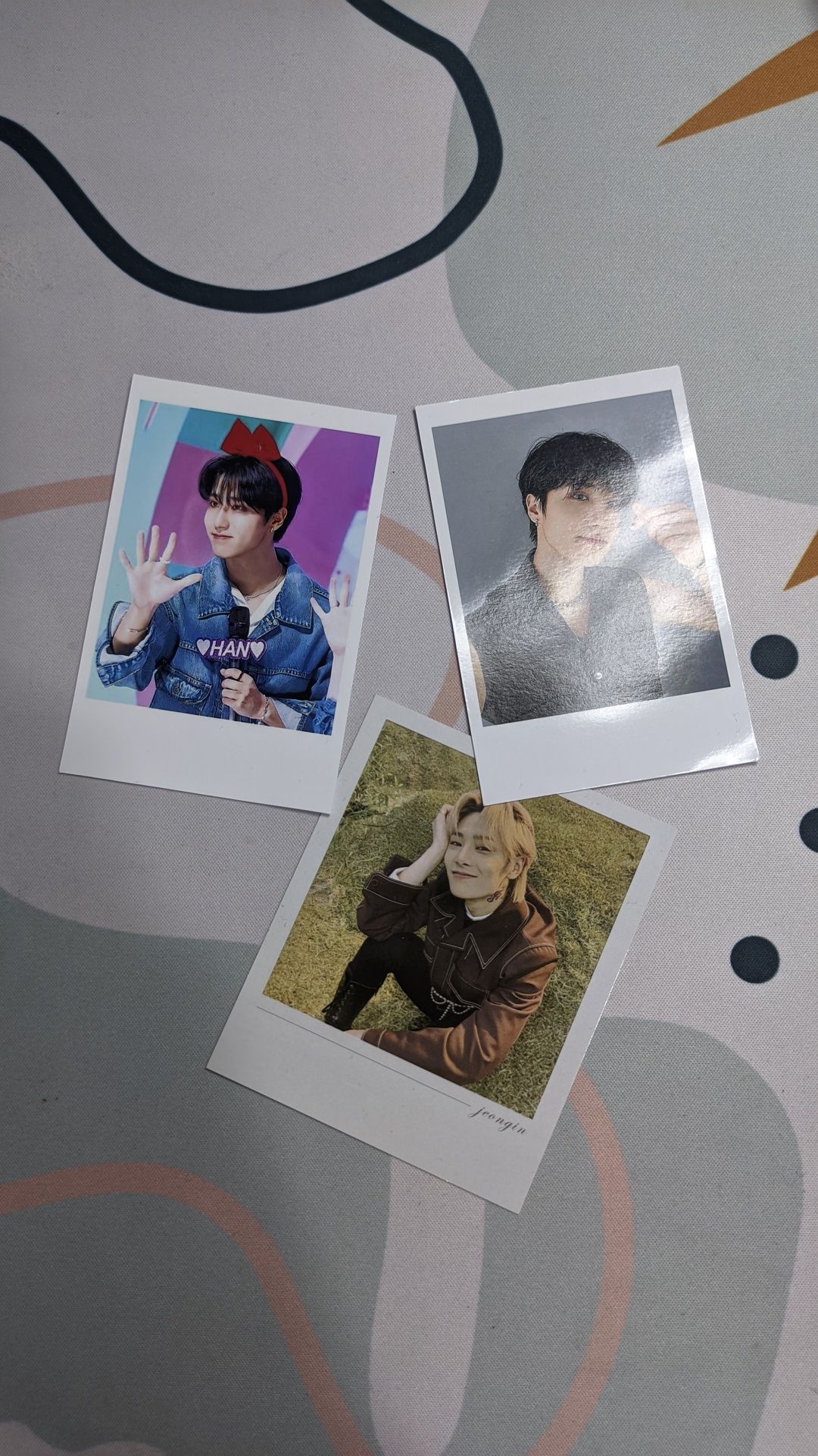 K-pop Polaroid з групою stray kids