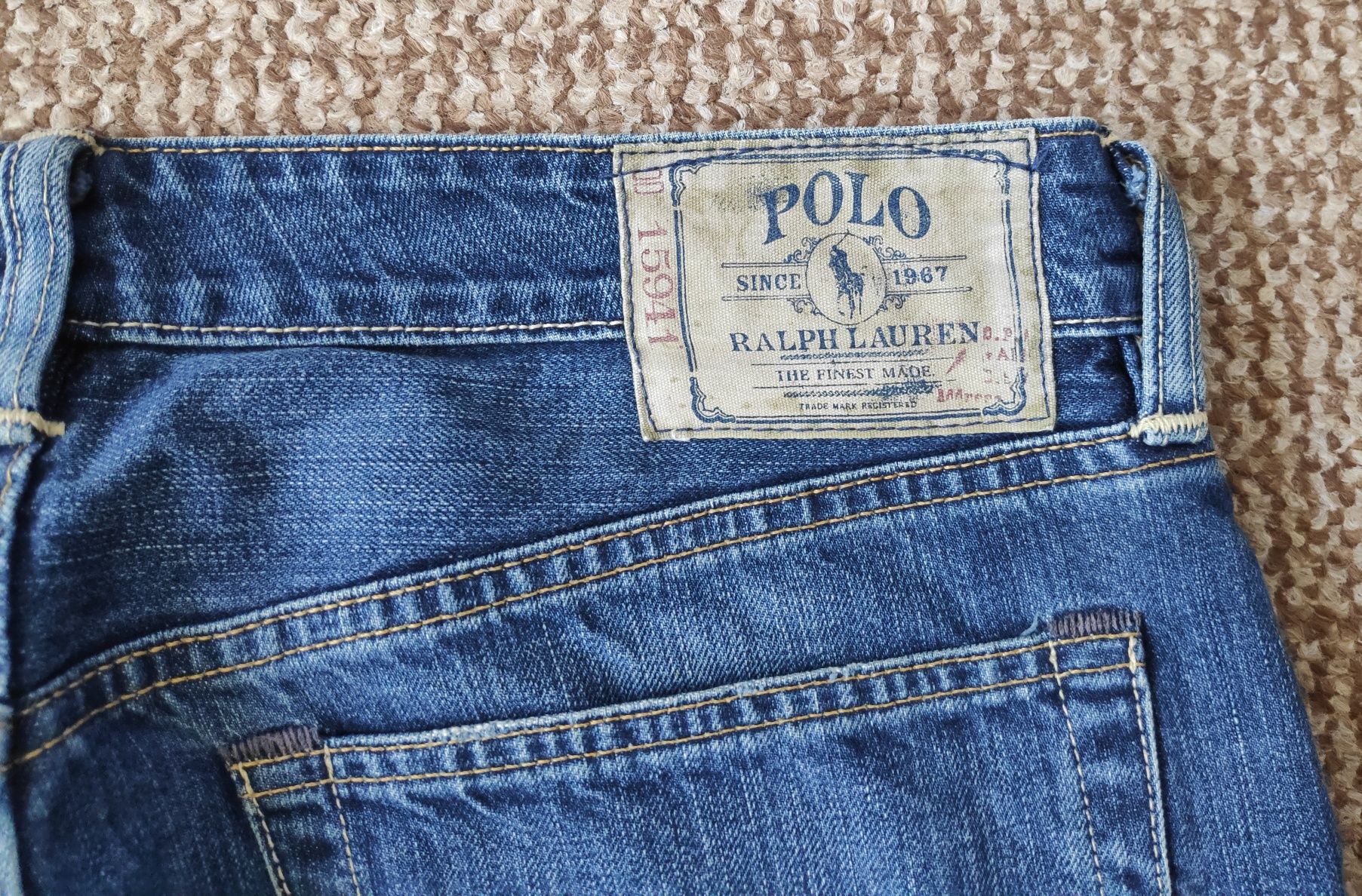 Ralph Lauren Polo 650 straight джинсы оригинал W33 L34