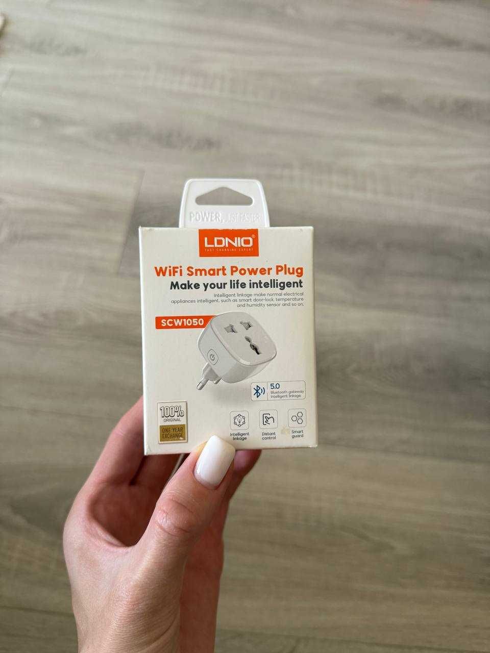 Розумна Wi-Fi-розетка LDNIO smart Wi-Fi 2500 W 10 A 2.4Ghz
