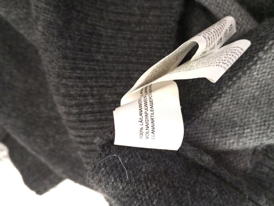 Pullover cinzas, 100% lã, XL, da MO