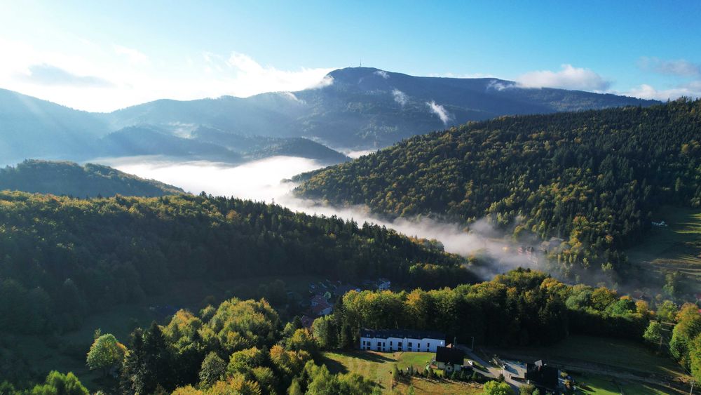 Duży dom 15-25os w Szczyrku Ferie Weekend Wakacje w Górach Widok Kite