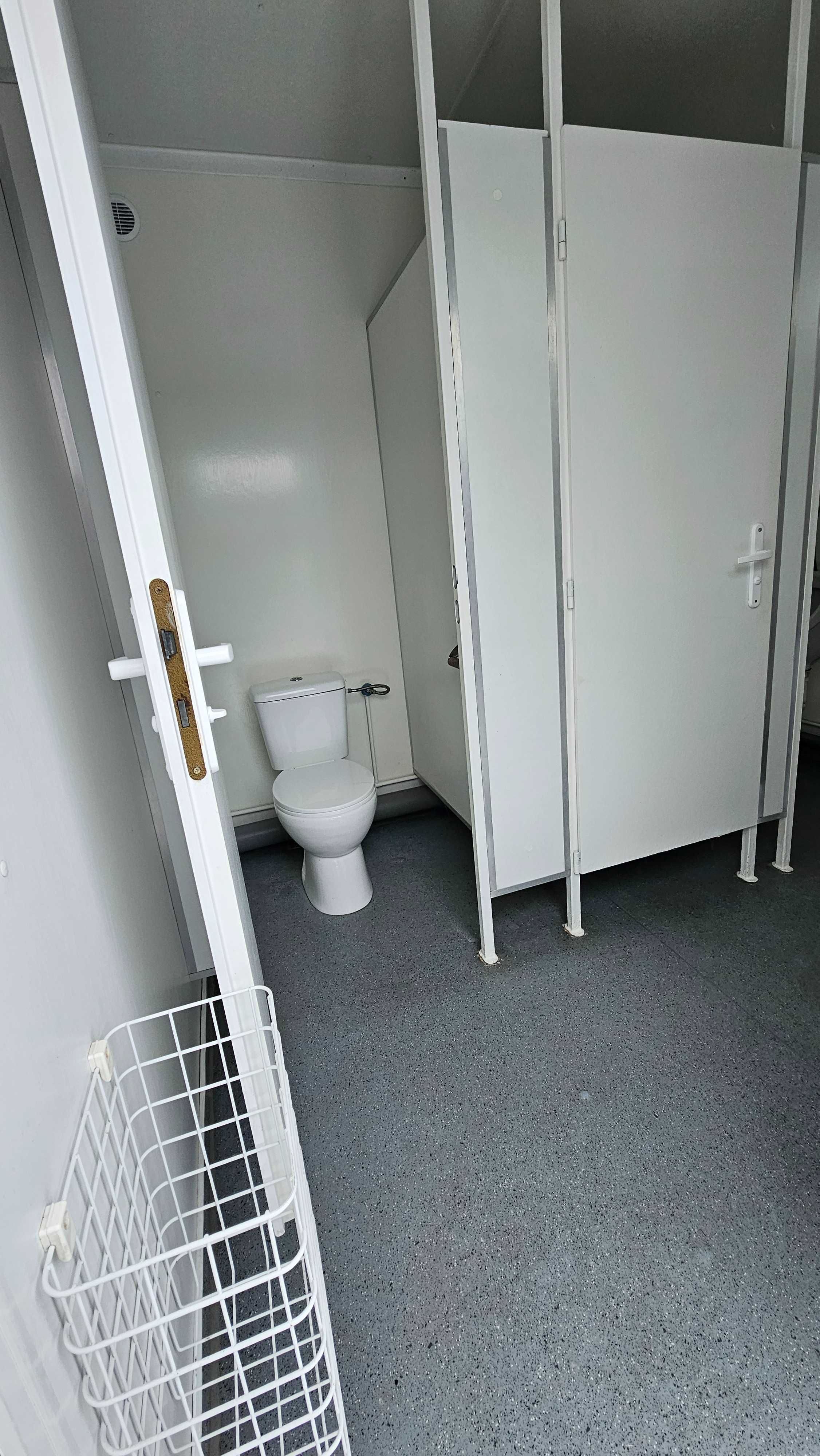 Kontener sanitarny damsko męski prysznicowy, biurowy magazyn stróżówka