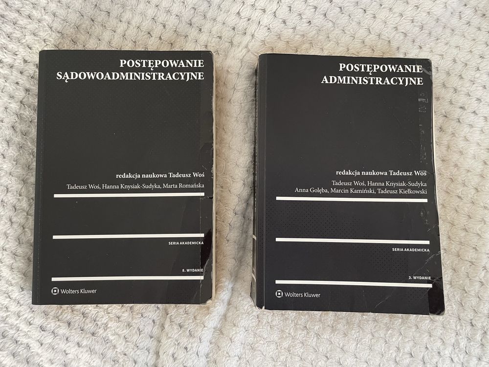 ZESTAW Postępowanie administracyjne Tadeusz Woś