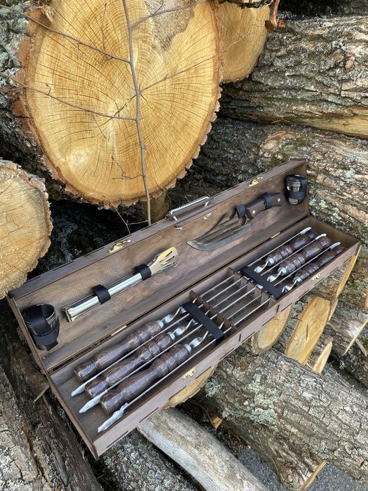 Набір шампурів у кейсі Подарунковий набір