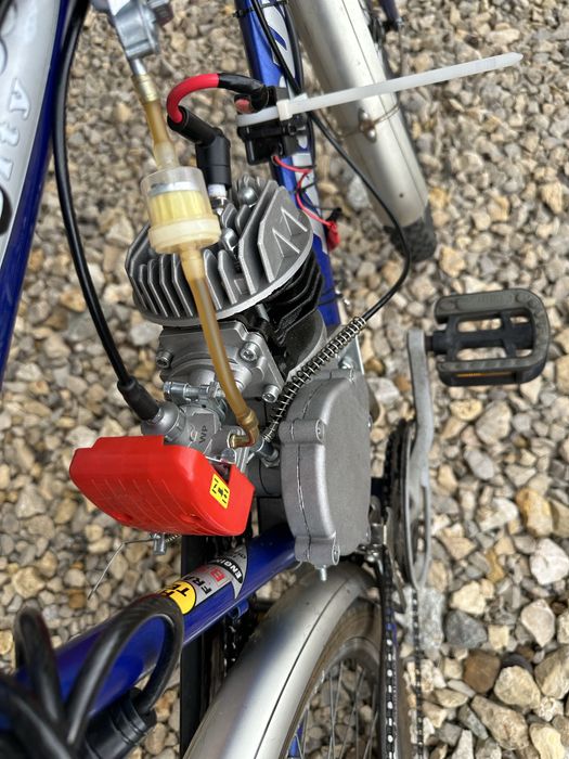 Rower z silnikem80cc opois